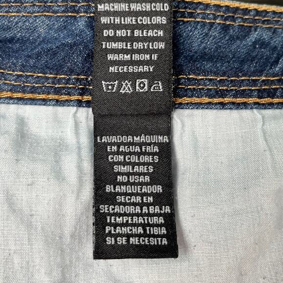 Dollhouse Charley Distressed Stretch Skinny Low Rise Y2K Jeans, Size 9 - Picture 13 of 13